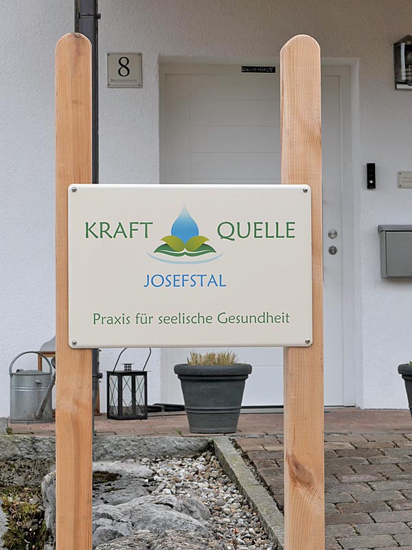 Schild Kraftquelle Josefstal Schild Kraftquelle Josefstal